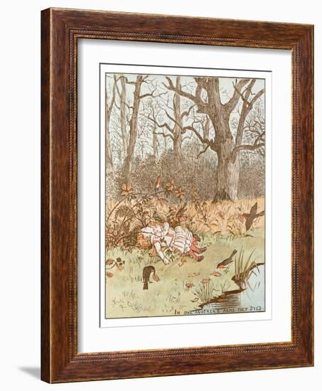 Scene from the Babes in the Wood, 1878-Randolph Caldecott-Framed Giclee Print