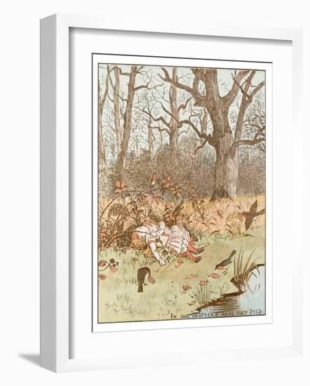 Scene from the Babes in the Wood, 1878-Randolph Caldecott-Framed Giclee Print