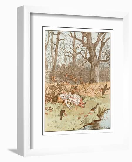 Scene from the Babes in the Wood, 1878-Randolph Caldecott-Framed Giclee Print