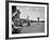 Scene from the British Open, with Spectators Watching Ben Hogan-Carl Mydans-Framed Premium Photographic Print