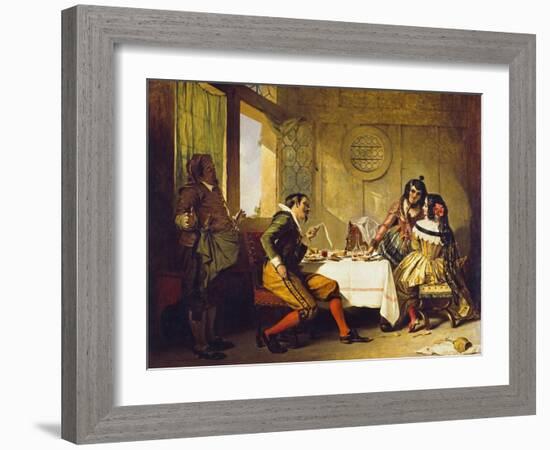 Scene from 'The Devil Upon Two Sticks'-Augustus Leopold Egg-Framed Giclee Print