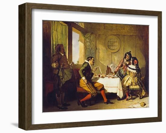 Scene from 'The Devil Upon Two Sticks'-Augustus Leopold Egg-Framed Giclee Print