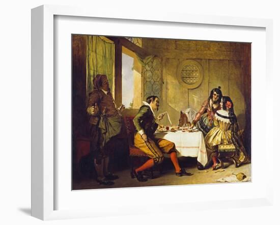 Scene from 'The Devil Upon Two Sticks'-Augustus Leopold Egg-Framed Giclee Print