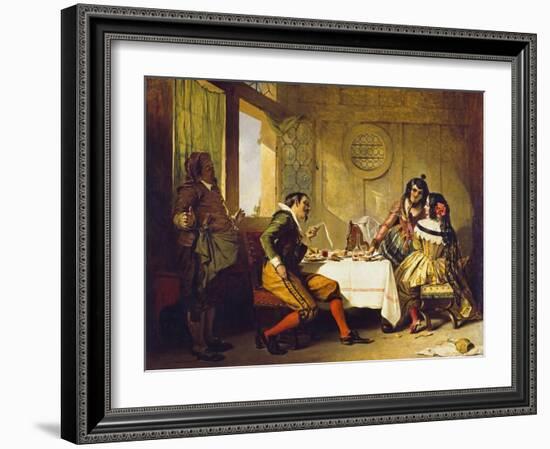 Scene from 'The Devil Upon Two Sticks'-Augustus Leopold Egg-Framed Giclee Print