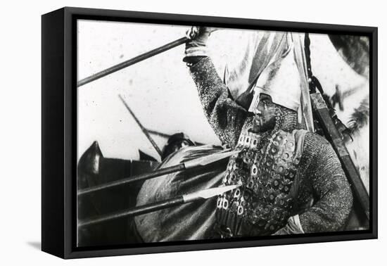 Scene from the Film  Alexander Nevsky  by Sergei Eisenstein by Anonymous. Photograph, 1938. Private-Sergei Eisenstein-Framed Premier Image Canvas