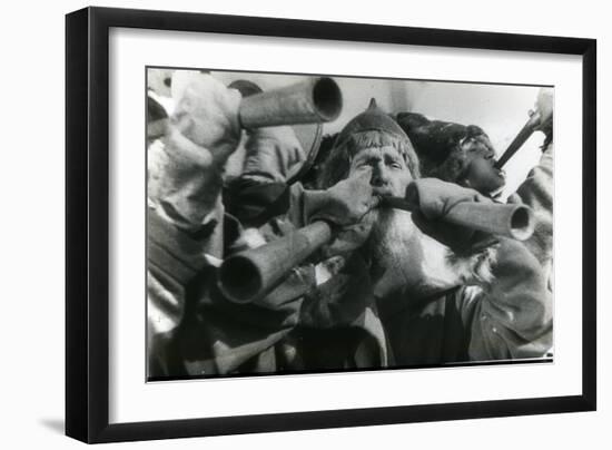 Scene from the Film  Alexander Nevsky  by Sergei Eisenstein by Anonymous. Photograph, 1938. Private-Sergei Eisenstein-Framed Giclee Print