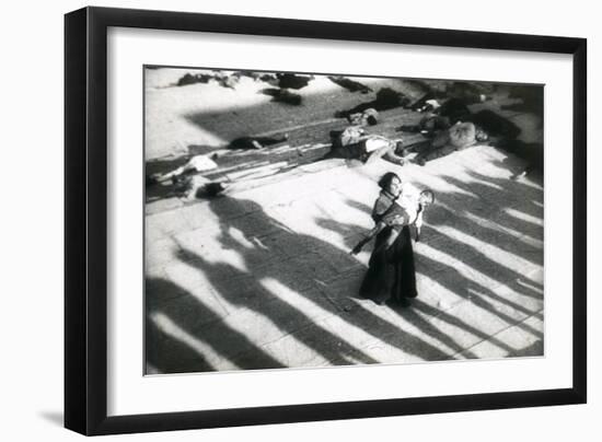 Scene from the Film Battleship Potemkin by Sergei Eisenstein by Anonymous. Photograph, 1925. Privat-Sergei Eisenstein-Framed Giclee Print