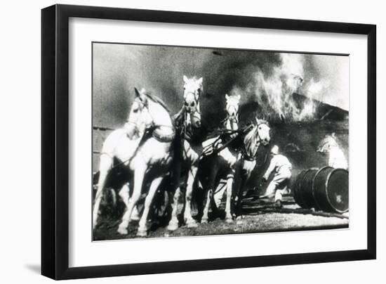 Scene from the Film  Bezhin Meadow  by Sergei Eisenstein by Anonymous. Photograph, 1937. Private Co-Sergei Eisenstein-Framed Giclee Print