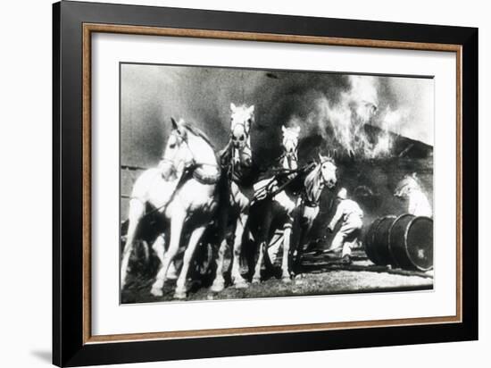 Scene from the Film  Bezhin Meadow  by Sergei Eisenstein by Anonymous. Photograph, 1937. Private Co-Sergei Eisenstein-Framed Giclee Print