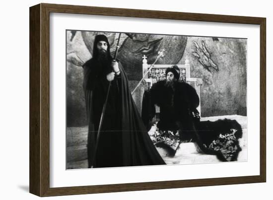 Scene from the Film  Ivan the Terrible  by Sergei Eisenstein by Anonymous. Photograph, 1945-1958. P-Sergei Eisenstein-Framed Giclee Print