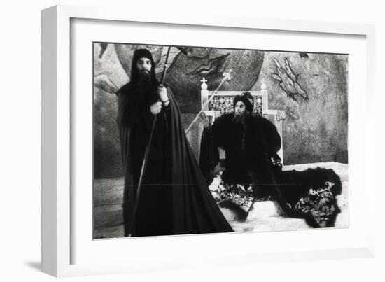 Scene from the Film  Ivan the Terrible  by Sergei Eisenstein by Anonymous. Photograph, 1945-1958. P-Sergei Eisenstein-Framed Giclee Print
