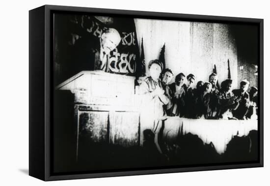 Scene from the Film  October: Ten Days that Shook the World  by Sergei Eisenstein by Anonymous. Pho-Sergei Eisenstein-Framed Premier Image Canvas