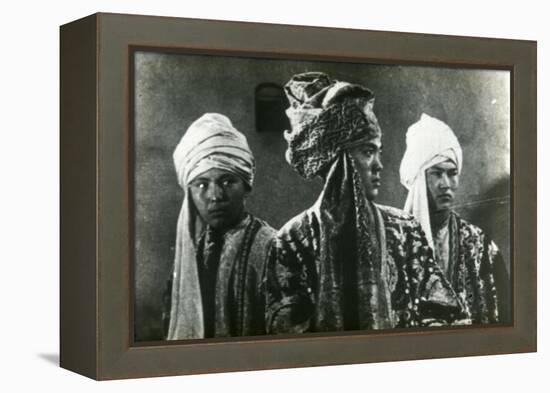 Scene from the Film the Fergana Canal by Sergei Eisenstein by Anonymous. Photograph, 1939. Private-Sergei Eisenstein-Framed Premier Image Canvas