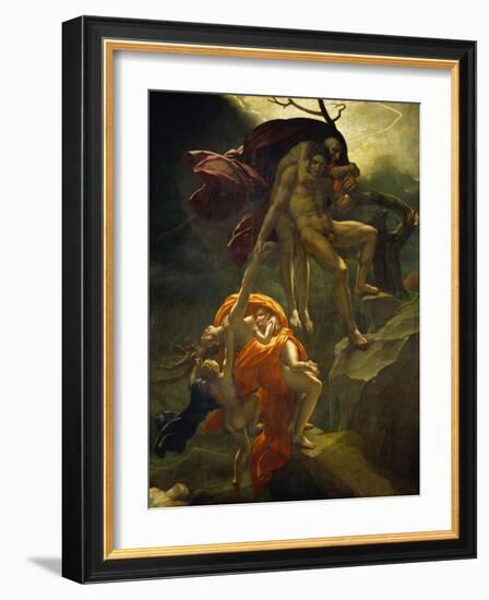 Scene from the Flood, 1806-Anne-Louis Girodet de Roussy-Trioson-Framed Giclee Print