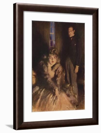 Scene from the Forsyte Saga-Arthur C. Michael-Framed Giclee Print