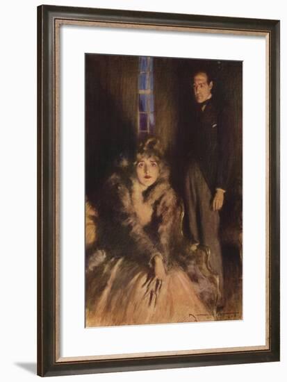 Scene from the Forsyte Saga-Arthur C. Michael-Framed Giclee Print