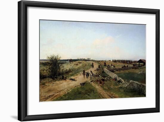 Scene from the Franco-Prussian War, 1870, 19th Century-Alphonse De Neuville-Framed Giclee Print