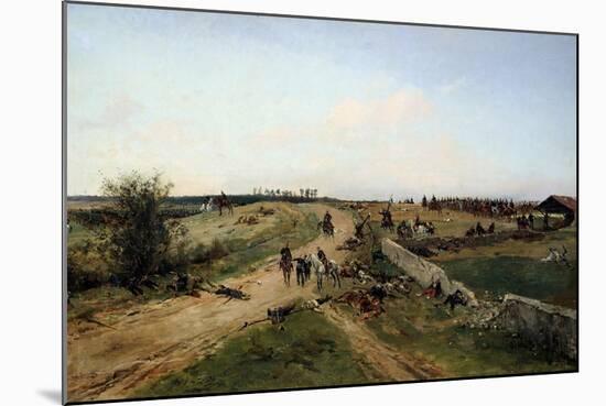 Scene from the Franco-Prussian War, 1870, 19th Century-Alphonse De Neuville-Mounted Giclee Print