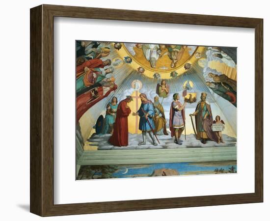 Scene from 'The Heavens of the Blessed and the Empyrean', Dante Room-Philipp Veit-Framed Giclee Print