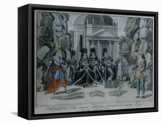 Scene from 'The Magic Flute' by Wolfgang Amadeus Mozart-German School-Framed Premier Image Canvas