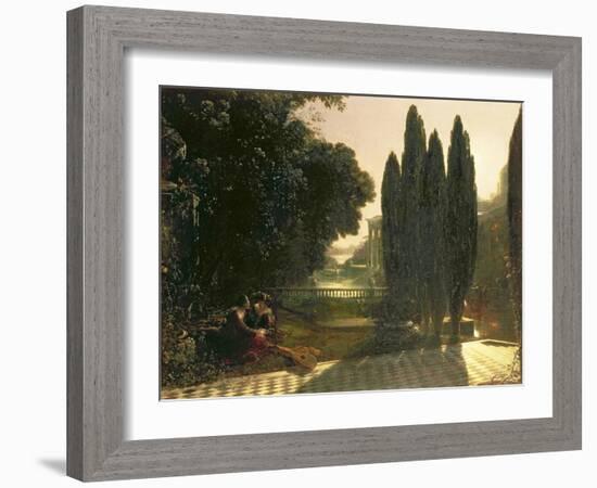 Scene from 'The Merchant of Venice', C.1828-Francis Danby-Framed Giclee Print