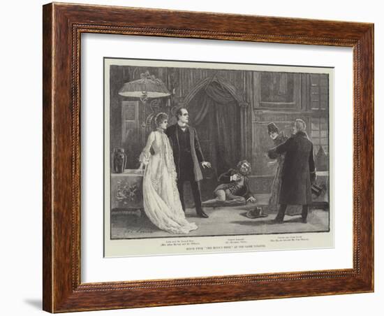 Scene from The Monk's Room at the Globe Theatre-Henry Stephen Ludlow-Framed Giclee Print