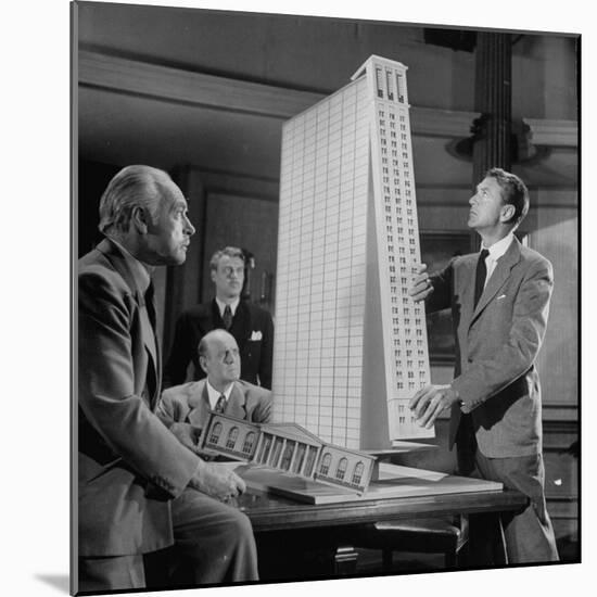 Scene from the Movie "The Fountainhead"-Allan Grant-Mounted Premium Photographic Print