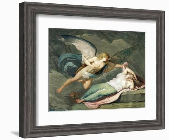 Scene from the Myth of Cupid and Psyche-null-Framed Giclee Print