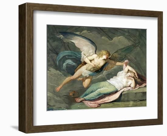 Scene from the Myth of Cupid and Psyche-null-Framed Giclee Print