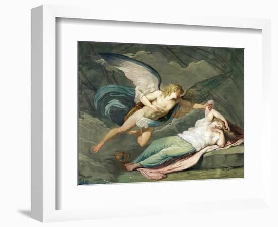 Scene from the Myth of Cupid and Psyche-null-Framed Giclee Print