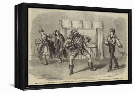 Scene from the New Extravaganza of Mother Goose's Fairy Tales-null-Framed Premier Image Canvas
