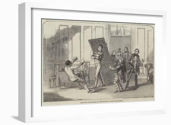 Scene from the New Farce of The Slow Man, at the Adelphi Theatre-null-Framed Giclee Print