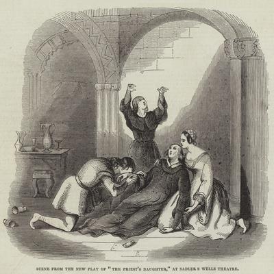 'Scene from the New Play of The Priest's Daughter, at Sadler's Wells