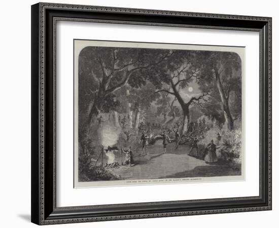 Scene from the Opera of Robin Hood, at Her Majesty's Theatre-Thomas Harrington Wilson-Framed Giclee Print