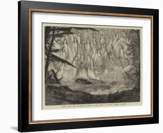 Scene from the Pantomime Babes in the Wood at Covent Garden Theatre-null-Framed Giclee Print