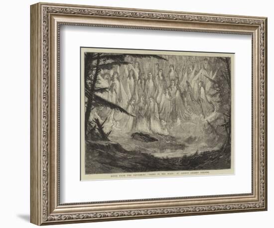 Scene from the Pantomime Babes in the Wood at Covent Garden Theatre-null-Framed Giclee Print