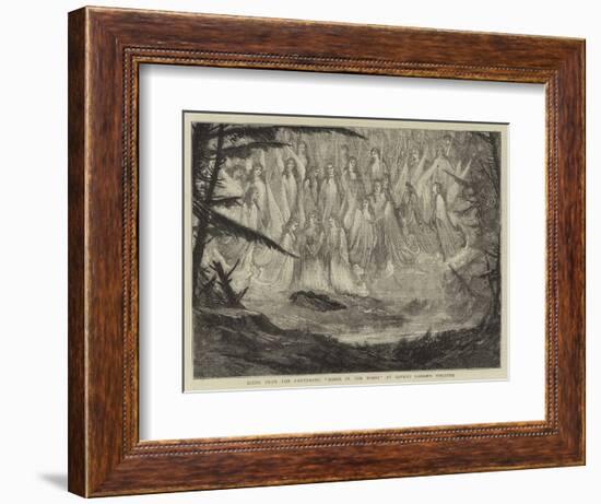 Scene from the Pantomime Babes in the Wood at Covent Garden Theatre-null-Framed Giclee Print