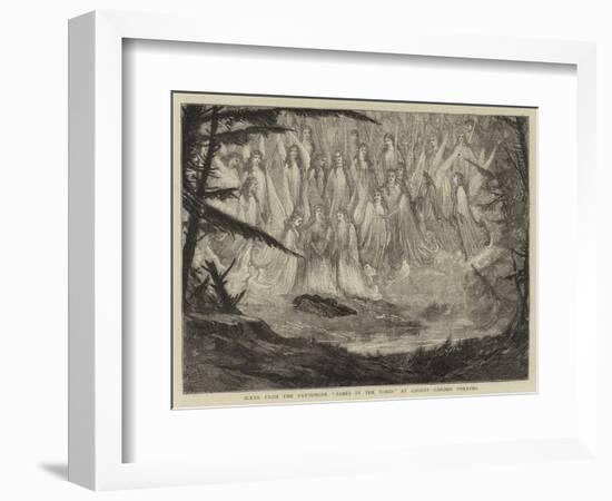 Scene from the Pantomime Babes in the Wood at Covent Garden Theatre-null-Framed Giclee Print