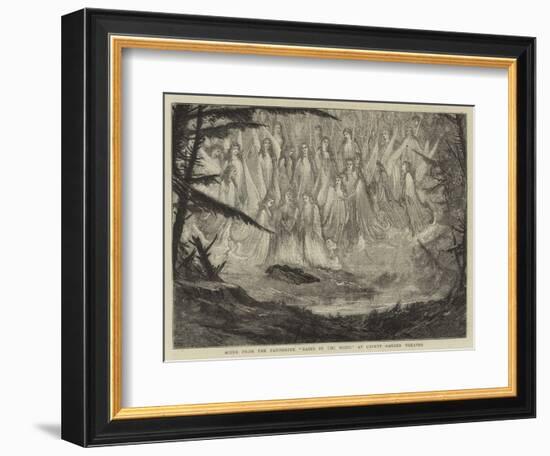 Scene from the Pantomime Babes in the Wood at Covent Garden Theatre-null-Framed Giclee Print