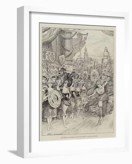 Scene from the Pantomime of The Forty Thieves at Drury-Lane Theatre-Henry Stephen Ludlow-Framed Giclee Print