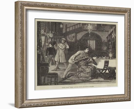 Scene from the Peril, at the Prince of Wales's Theatre-Francis S. Walker-Framed Giclee Print