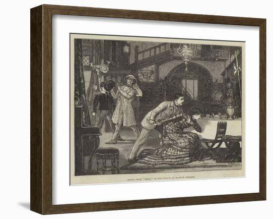 Scene from the Peril, at the Prince of Wales's Theatre-Francis S. Walker-Framed Giclee Print