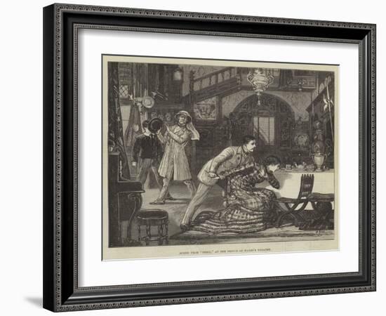 Scene from the Peril, at the Prince of Wales's Theatre-Francis S. Walker-Framed Giclee Print