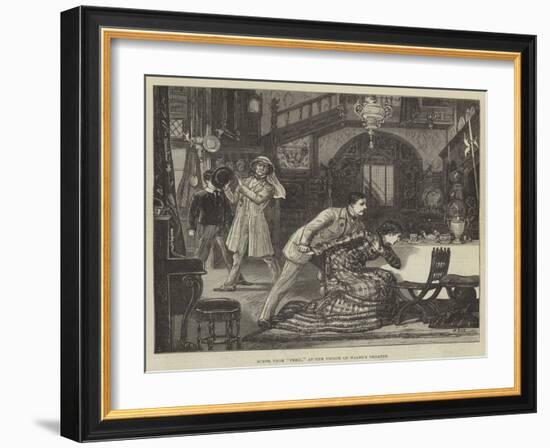 Scene from the Peril, at the Prince of Wales's Theatre-Francis S. Walker-Framed Giclee Print