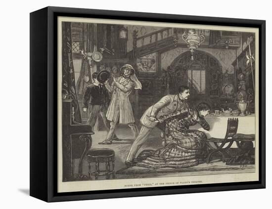 Scene from the Peril, at the Prince of Wales's Theatre-Francis S. Walker-Framed Premier Image Canvas
