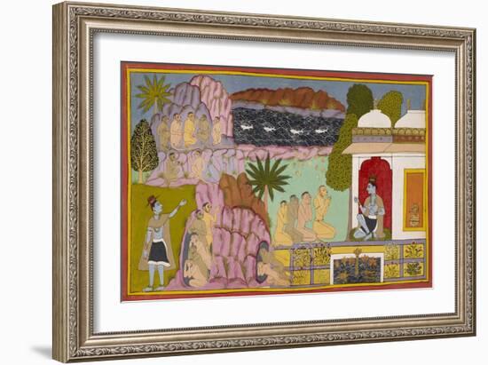 Scene From the Ramayana-null-Framed Giclee Print