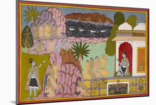 Scene From the Ramayana-null-Mounted Giclee Print