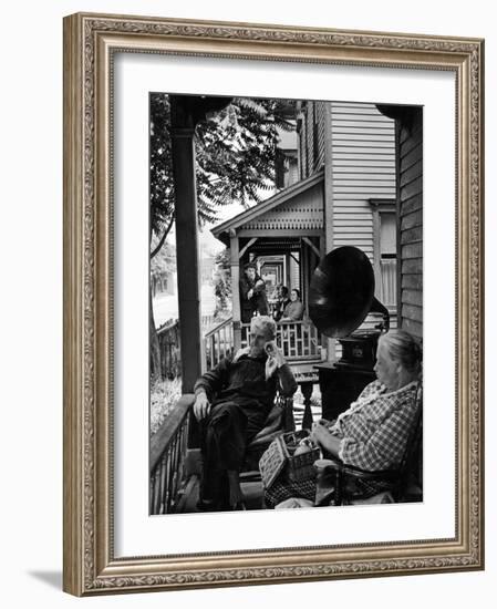 Scene from "The Ramparts We Watch" in New London, CT-Alfred Eisenstaedt-Framed Photographic Print