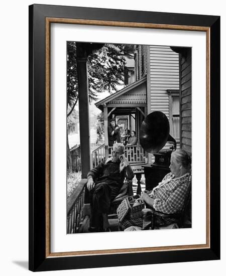 Scene from "The Ramparts We Watch" in New London, CT-Alfred Eisenstaedt-Framed Photographic Print