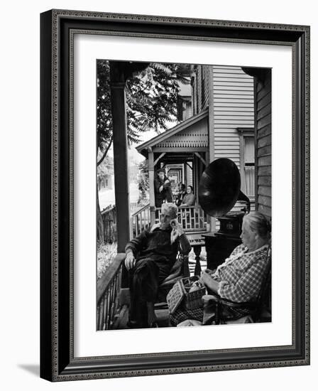 Scene from "The Ramparts We Watch" in New London, CT-Alfred Eisenstaedt-Framed Photographic Print